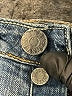 Silver Jeans Co. Hearts Blue Jeans Size 29 waist - photo 7