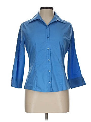 Preston & York 3/4 Sleeve Button-Down Shirt (view 1)