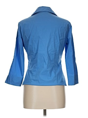 Preston & York 3/4 Sleeve Button-Down Shirt (view 2)