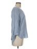 H&M 100% Modal Blue 3/4 Sleeve Blouse Size 6 - photo 4