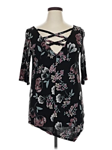 Terra & Sky 3/4 Sleeve Blouse (view 1)