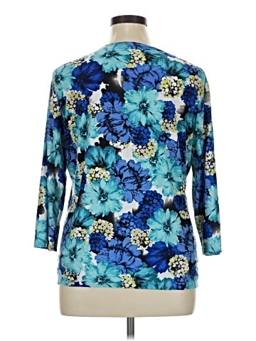 JM Collection 3/4 Sleeve Top (view 2)