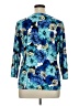 JM Collection Blue 3/4 Sleeve Top Size 0X - photo 2