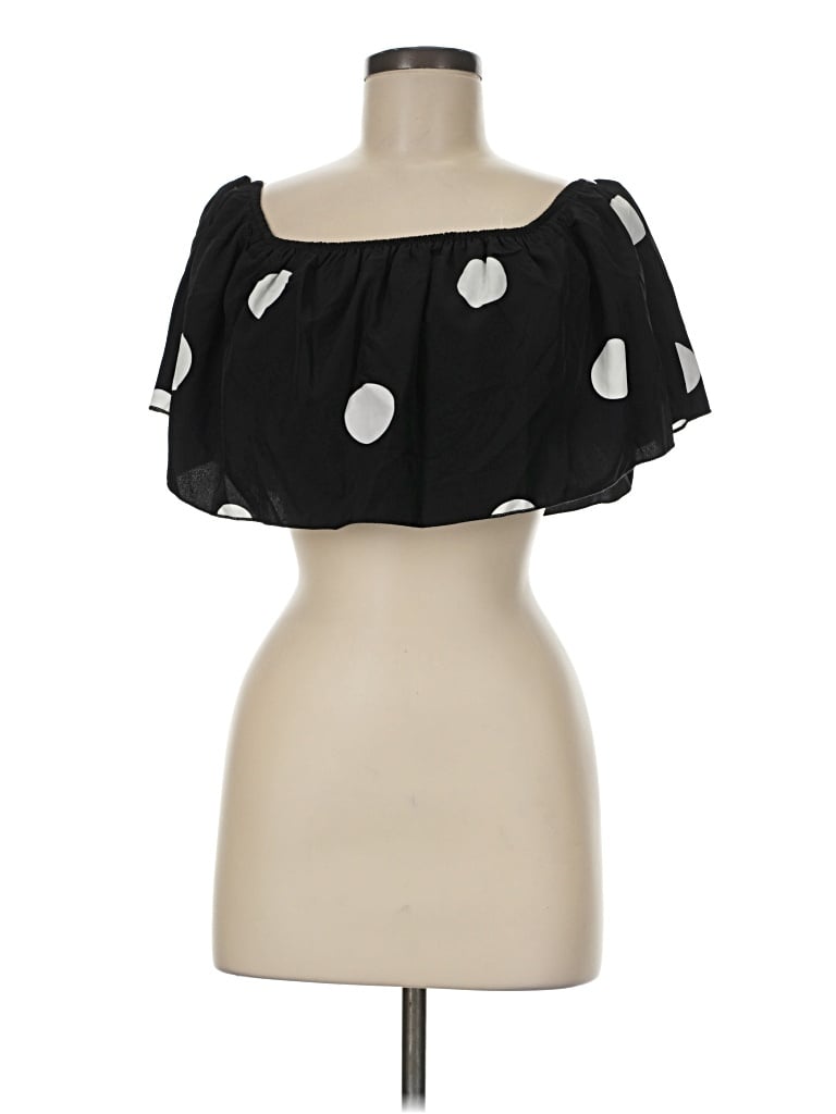 Pre-owned Shein Sleeveless Blouse In Black