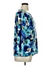 JM Collection Blue 3/4 Sleeve Top Size 0X - photo 4