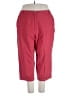 Susan Bristol 100% Cotton Red Casual Pants Size 22 - photo 1