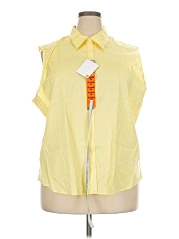 Lady Hathaway Sleeveless Button-Down Shirt (view 1)