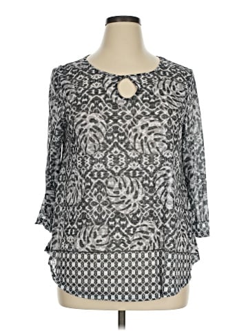 Ruby Rd. 3/4 Sleeve Blouse (view 1)