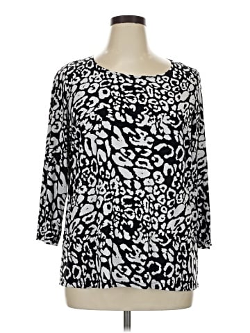 JM Collection 3/4 Sleeve Blouse (view 1)