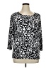 JM Collection Silver 3/4 Sleeve Blouse Size 1X - photo 1