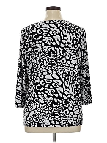 JM Collection 3/4 Sleeve Blouse (view 2)