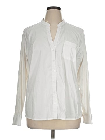 Calvin Klein Long Sleeve Button-Down Shirt (view 1)