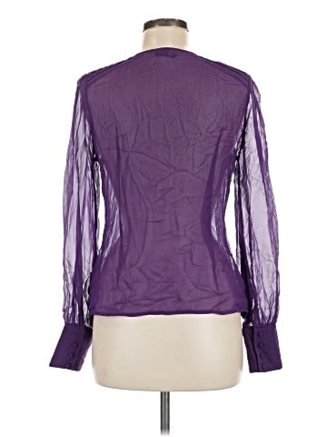 Rock & Republic Long Sleeve Silk Top (view 2)
