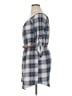 No Comment Plaid Blue Casual Dress Size XL - photo 5