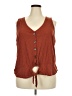 Sanctuary Brown Orange Sleeveless Blouse Size 2X - photo 1