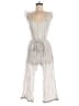 Heartloom 100% Linen Stripes Ivory Jumpsuit Size S - photo 1