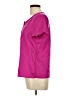 Shein 100% Polyester Pink Short Sleeve Blouse Size L - photo 5