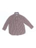 Crewcuts 100% Cotton Checkered-gingham Burgundy Long Sleeve Button-Down Shirt Size S (kids) - photo 1
