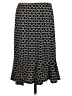 Susan Graver Print Black Casual Skirt Size S - photo 2