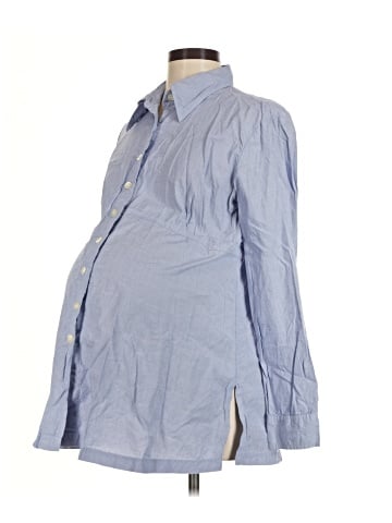 Motherhood Long Sleeve Button-Down Shirt (view 1)