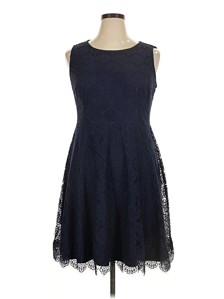 Pre-owned Jessica Simpson Cocktail Dress In Blue