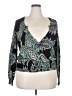 Lane Bryant 100% Cotton Paisley Black Pullover Sweater Size 18 (3) - photo 1
