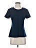 BCBGMAXAZRIA Blue Short Sleeve Top Size XS - photo 1