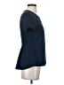 BCBGMAXAZRIA Blue Short Sleeve Top Size XS - photo 4