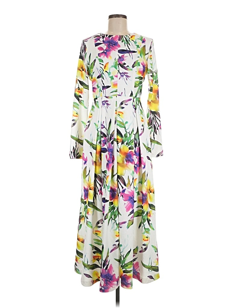 Pre-owned Unbranded Casual Dress In White