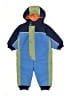 Hanna Andersson 100% Nylon Blue Snow Pants With Bib Size 80 cm / US 12-18 MO - photo 1