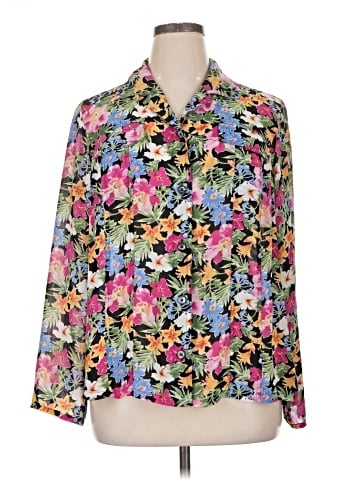 Jaclyn Smith Long Sleeve Blouse (view 1)