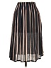 Assorted Brands Stripes Black Casual Skirt Size S - photo 1