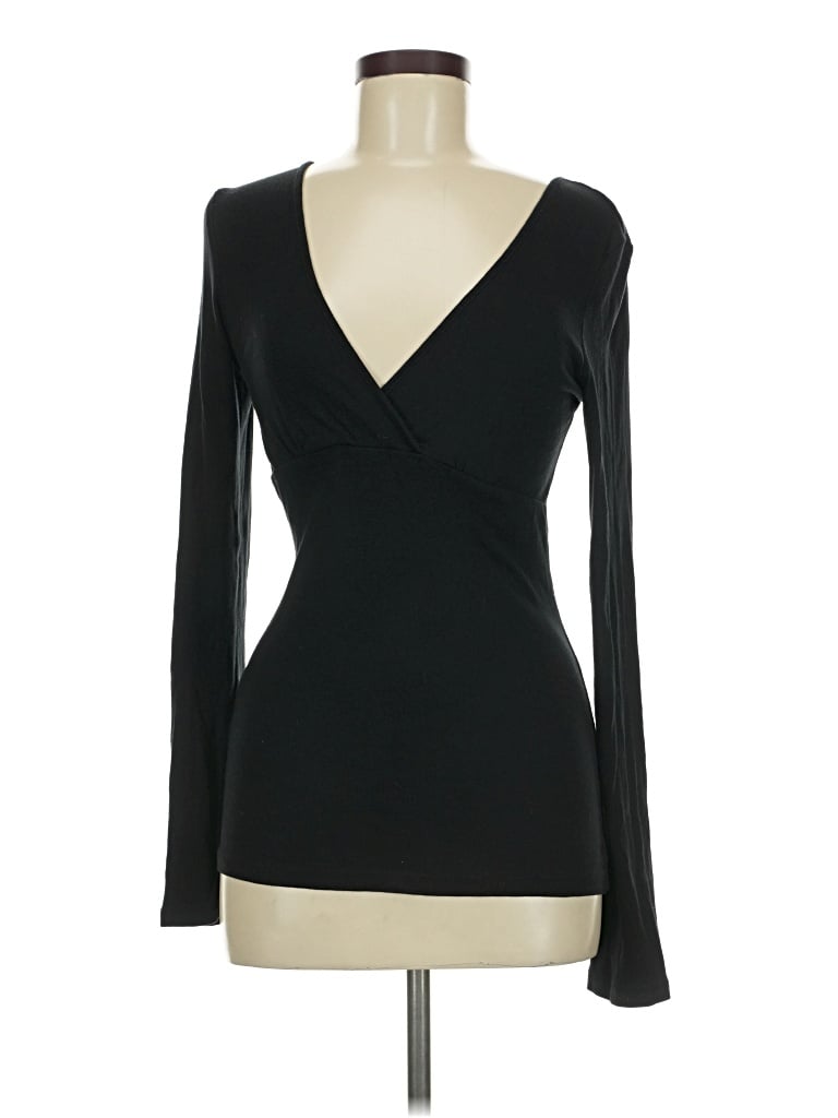 Pre-owned Express Long Sleeve T-shirt In Black