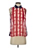 Jessica Simpson Red Sleeveless Blouse Size S - photo 1