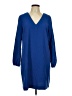 Covington 100% Polyester Solid Blue Casual Dress Size L - photo 1