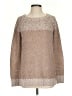 Fate 100% Polyester Tweed Brown Pullover Sweater Size S - photo 1