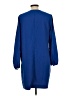 Covington 100% Polyester Solid Blue Casual Dress Size L - photo 2