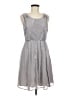 Geode 100% Polyester Gray Cocktail Dress Size M - photo 1