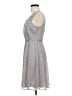 Geode 100% Polyester Gray Cocktail Dress Size M - photo 5