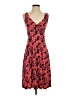 Boden Print Red Cocktail Dress Size 4 (petite) - photo 1