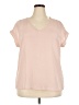 Worthington 100% Polyester Pink Short Sleeve Top Size XXL Petite - photo 1