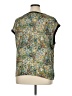 RACHEL Rachel Roy 100% Polyester Green Short Sleeve Blouse Size XL - photo 2