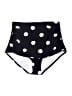 Cocoship Polka Dots Black Swimsuit Bottoms Size 8 - photo 1