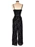 Ann Taylor LOFT Polka Dots Black Jumpsuit Size M - photo 2