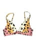 Red Carter Animal Print Yellow Swimsuit Top Size XS - photo 1