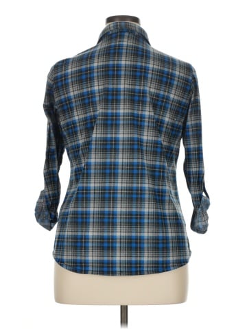 Always Indigo 3/4 Sleeve Blouse (view 2)