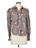 Ulla Johnson Animal Print Gray Long Sleeve Blouse Size 0 - photo 1