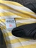 Only Stripes Yellow 3/4 Sleeve Button-Down Shirt Size XL (tall) - photo 7