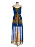 Fire Los Angeles 100% Polyester Blue Casual Dress Size M - photo 1