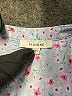 Pleione 100% Polyester Hearts Blue Short Sleeve Blouse Size M - photo 7
